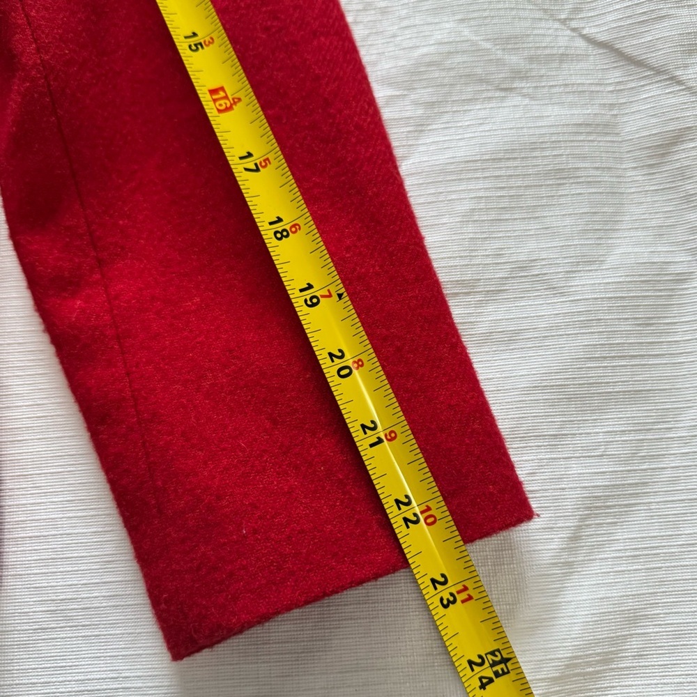 Talbots Vibrant Red Wool Blazer - Picture 10 of 10